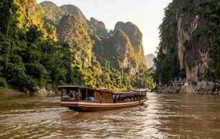 Luang Prabang to Thailand: The 2-Day Mekong Slow Boat & Overland Border Logistics (Laos Day 8)