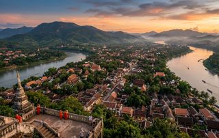 Luang Prabang Arrival: Heritage Architecture & Mount Phousi Sunset (Laos Day 5)