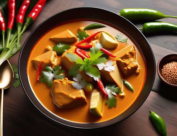 Panang Curry, food of Thailand