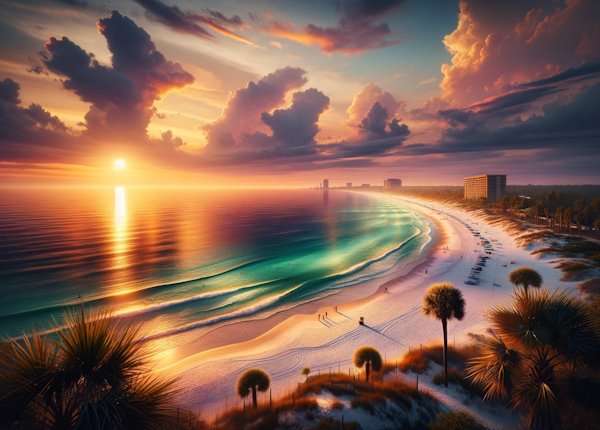 Destin Beach, beaches in FL with clear water