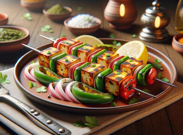 Paneer Tikka, India Country Food