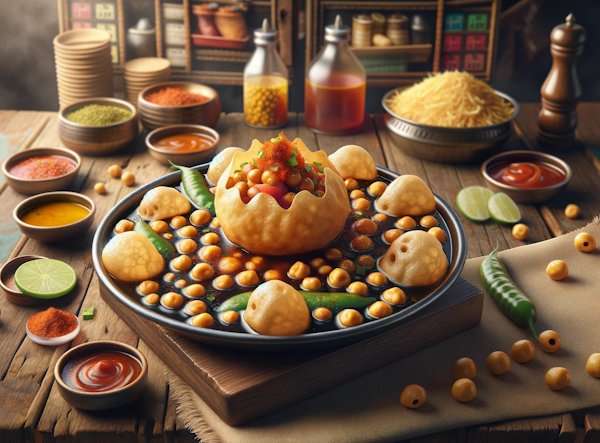 Pani Puri - India Country Food