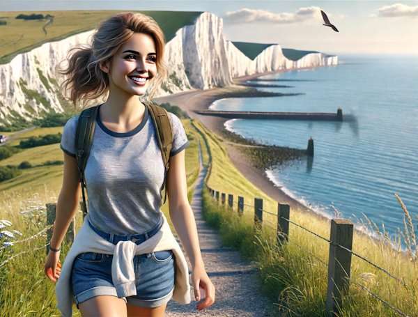 Can I hike at the England White Cliffs?
