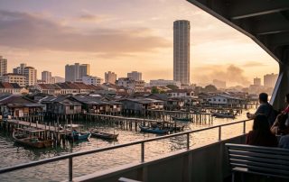 Descending to Penang: Mountain Bus Logistics & the Butterworth Ferry Crossing (Malaysia Day 7)