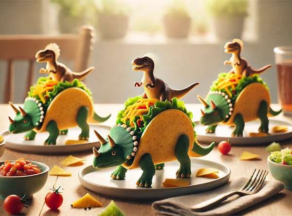 Dinosaur Taco Holders