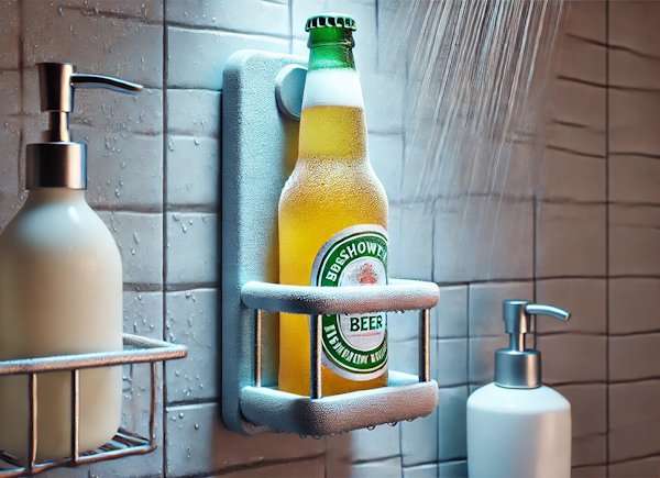 Shower Beer Holder, Funny Christmas Gifts
