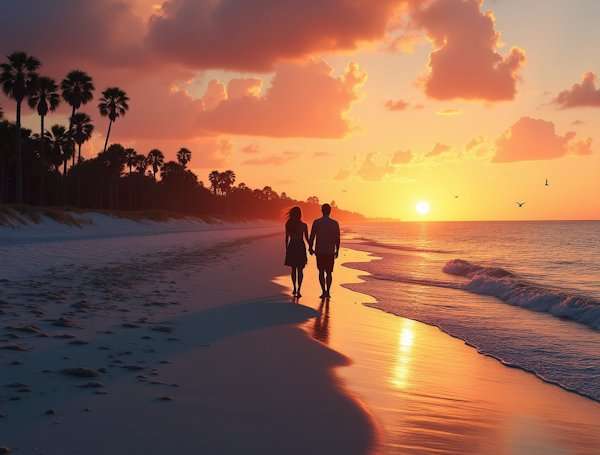 Take a Sunset Beach Walk