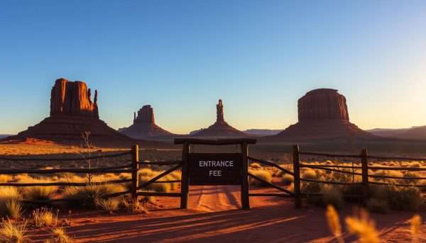 Monument Valley entrance fee