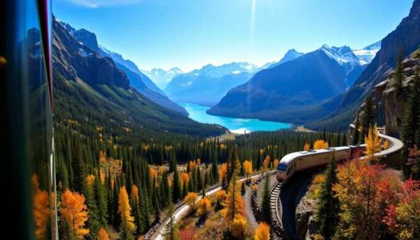 Rocky Mountaineer journey through western Canada scenery