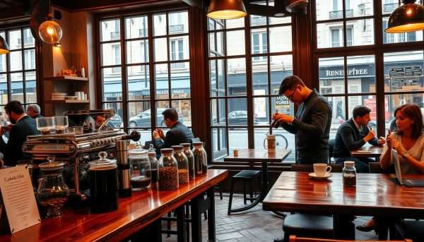 Third wave coffee movement in Paris