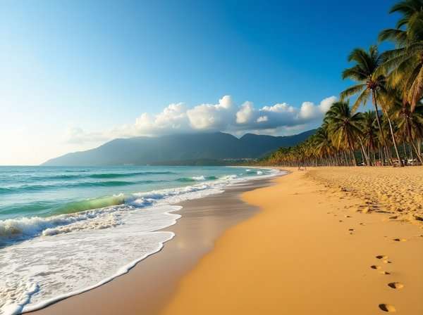 Playa Las Lajas, Panama, Central America Beaches