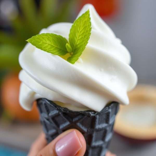 Colorful non-dairy ice cream at Via Lactea, representing dessert options among the best restaurants in Puerto Rico Colorful non-dairy ice cream at Via Lactea, representing dessert options among the best restaurants in Puerto Rico