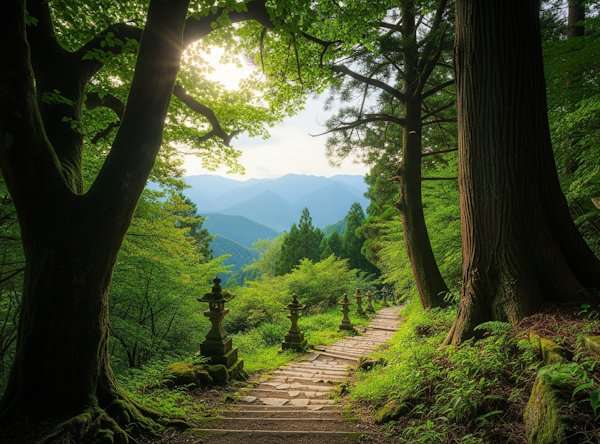 Entering the Forest Trail: From Kibune to the Ridge