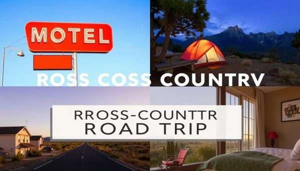 Various accommodation options for a New York to California road trip Various accommodation options for a New York to California road trip