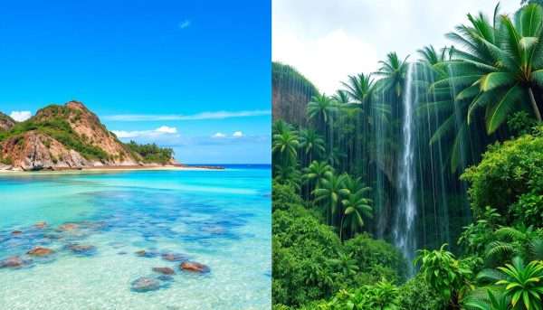 Comparison of dry season and rainy season conditions in Indonesia Comparison of dry season and rainy season conditions in Indonesia
