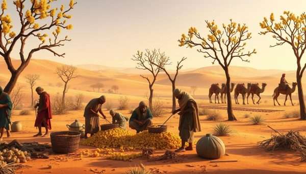 Frankincense trees and harvesting of resin in ancient Arabia Frankincense trees and harvesting of resin in ancient Arabia