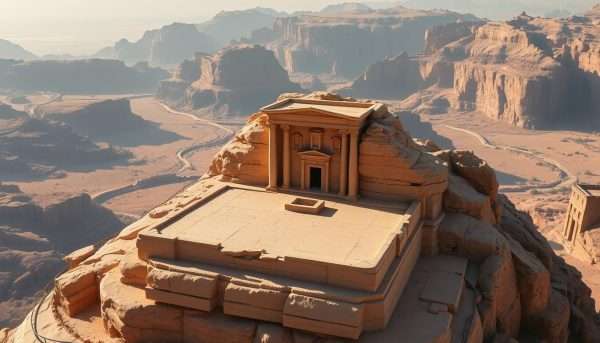 The High Place of Sacrifice in Petra, a Nabataean religious site The High Place of Sacrifice in Petra, a Nabataean religious site