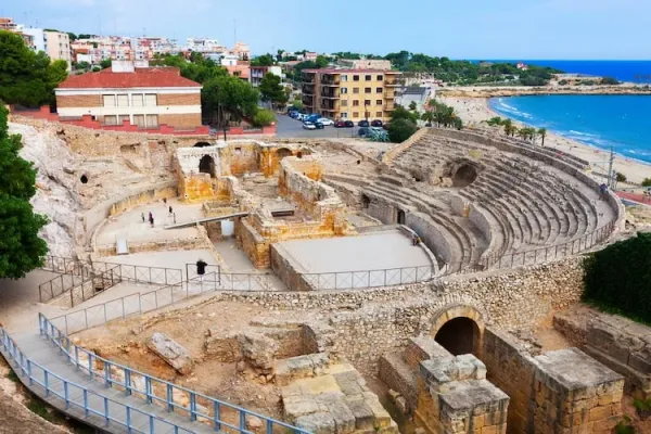 Tarraco Amphitheater, Spain, Roman ruins