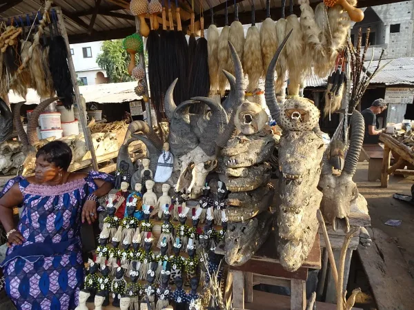 Akodessewa Fetish Market, Lome