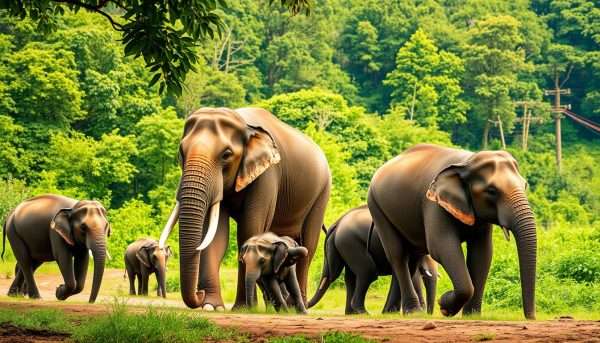 Ethical elephant sanctuary in Chiang Mai with elephants roaming freely in a natural environment - a highlight of many 2 week Thailand itineraries Ethical elephant sanctuary in Chiang Mai with elephants roaming freely in a natural environment - a highlight of many 2 week Thailand itineraries
