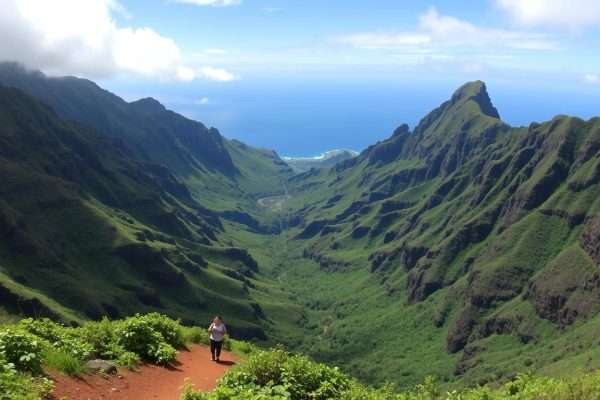 Kalalau Valley viewpoint in Kokee State Park