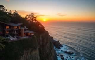 Alila Ventana Big Sur resort with ocean views and redwood trees