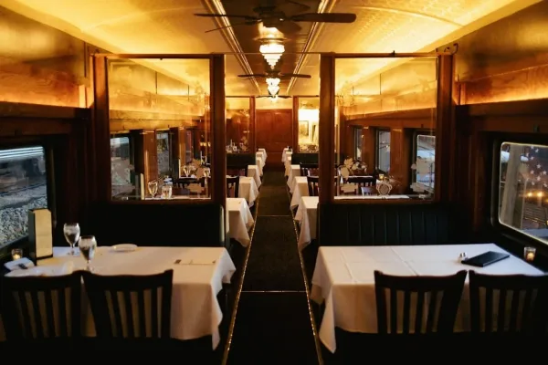 Rail Dining Experience on The Grand Bellevue, Newport Beach dating