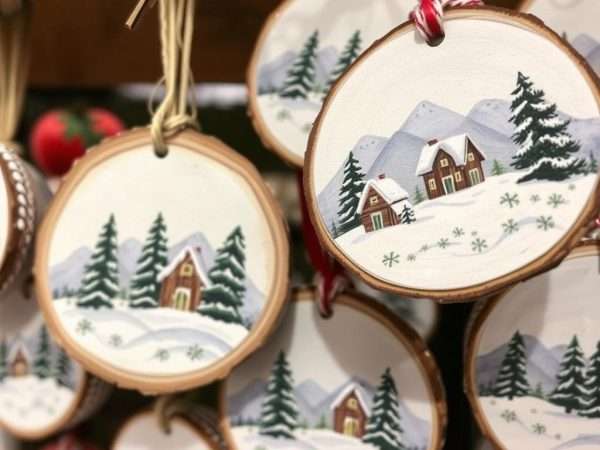 Katie Brines Art & Design ornaments at Dulles Expo Christmas Market