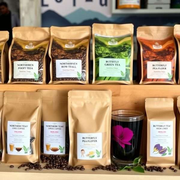 Northern Thai tea and coffee products Northern Thai tea and coffee products