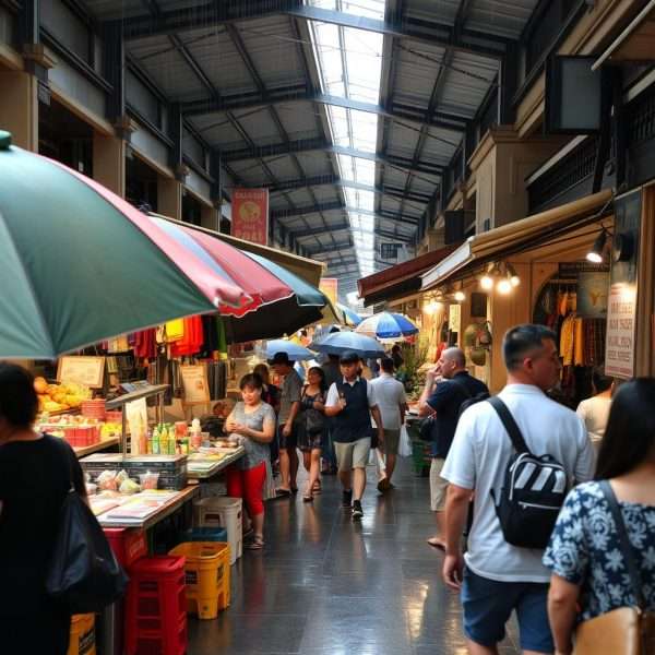 Rainy season shopping in Chiang Mai with fewer tourists Rainy season shopping in Chiang Mai with fewer tourists