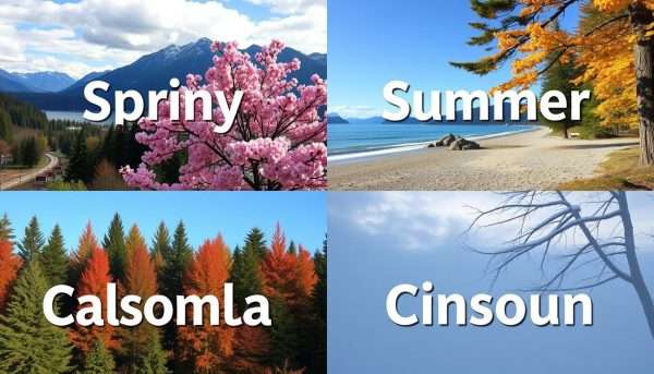 Seasonal British Columbia landscapes with puns Seasonal British Columbia landscapes with puns