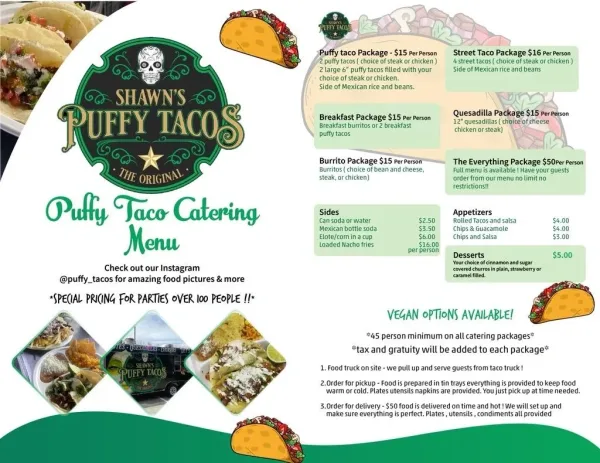 Shawn's Puffy Tacos, best Las Vegas food trucks