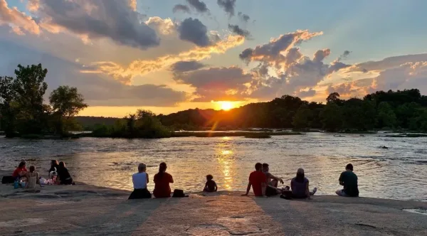 Sunset Walk at Belle Isle, date night ideas in Richmond