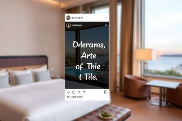 A hotel social media post featuring a successful pun campaign A hotel social media post featuring a successful pun campaign