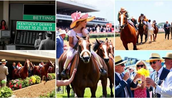 Different derby scenes representing various pun categories Different derby scenes representing various pun categories