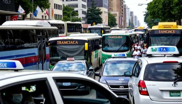 Mexican public transportation showing transportation costs in Mexico 2026