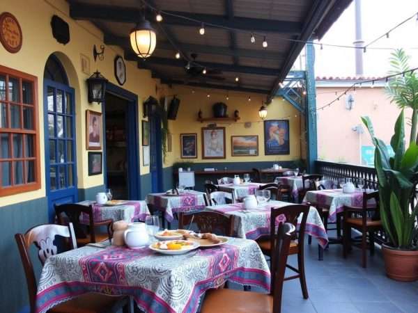 Mexican restaurant setting showing dining costs in Mexico 2026