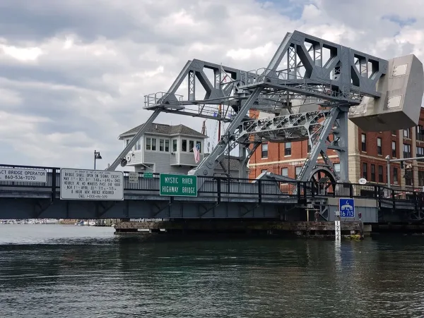 Mystic River Bascule Bridge, friday night date ideas in Mystic CT