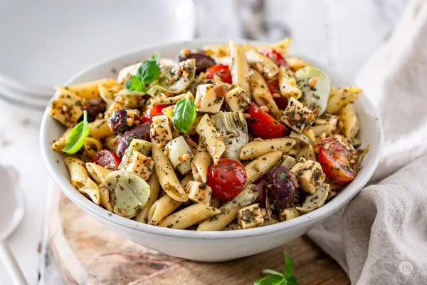Pesto Pasta Salad, picnic snacks