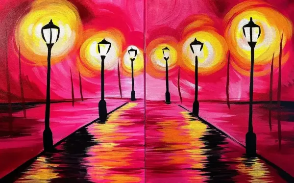 Paint Together at Muse Paintbar, Nashville for couples