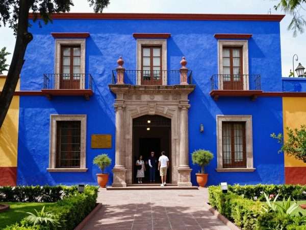 Casa Azul (Frida Kahlo Museum) in Coyoacán Casa Azul (Frida Kahlo Museum) in Coyoacán
