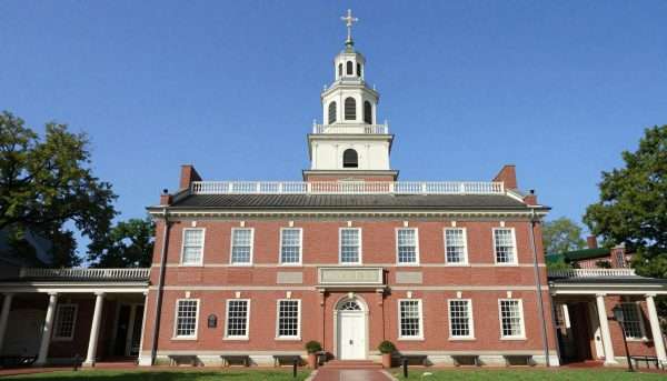 Independence Hall in Philadelphia, a UNESCO site in USA