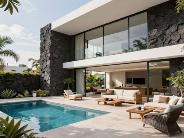 Modern home with indoor-outdoor living space in Pedregal Modern home with indoor-outdoor living space in Pedregal