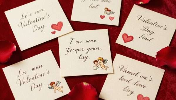 Vintage-style Valentine's Day cards with classic romantic puns Vintage-style Valentine's Day cards with classic romantic puns