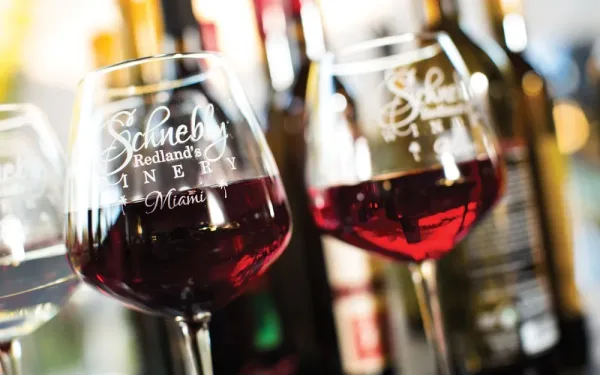 Wine Tasting at Schnebly Redland Winery, date night ideas in Miami