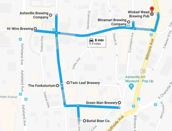 South Slope Brewery Walking Tour - Explore Beer City USA on Foot, brewery tours in Asheville NC
