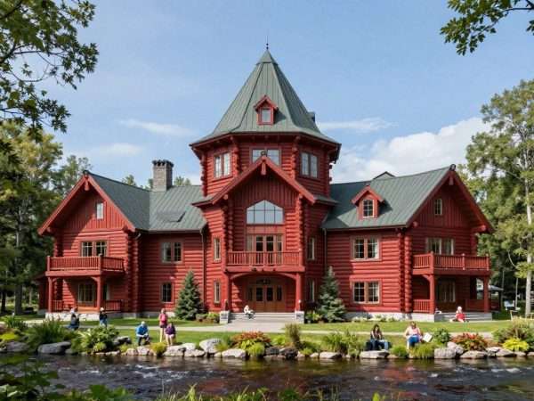 Fairmont Le Château Montebello's historic log structure and family activities Fairmont Le Château Montebello's historic log structure and family activities