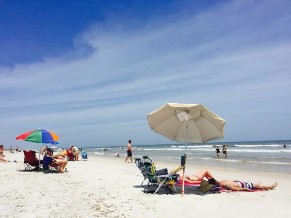 Sunset Picnic at Anastasia State Park Beach, date night ideas in St Augustine