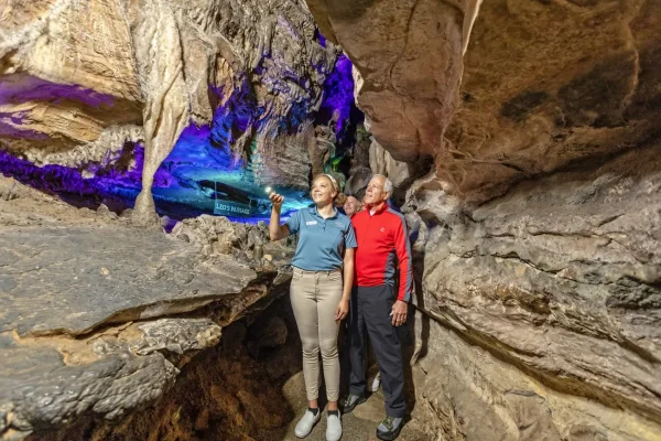 Discover Ruby Falls Underground Waterfall, date night ideas in Chattanooga
