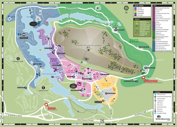Hike to Stone Mountain Summit, date night ideas in Atlanta